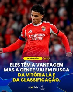Mensagem de Richard Ríos ao Benfiquistas